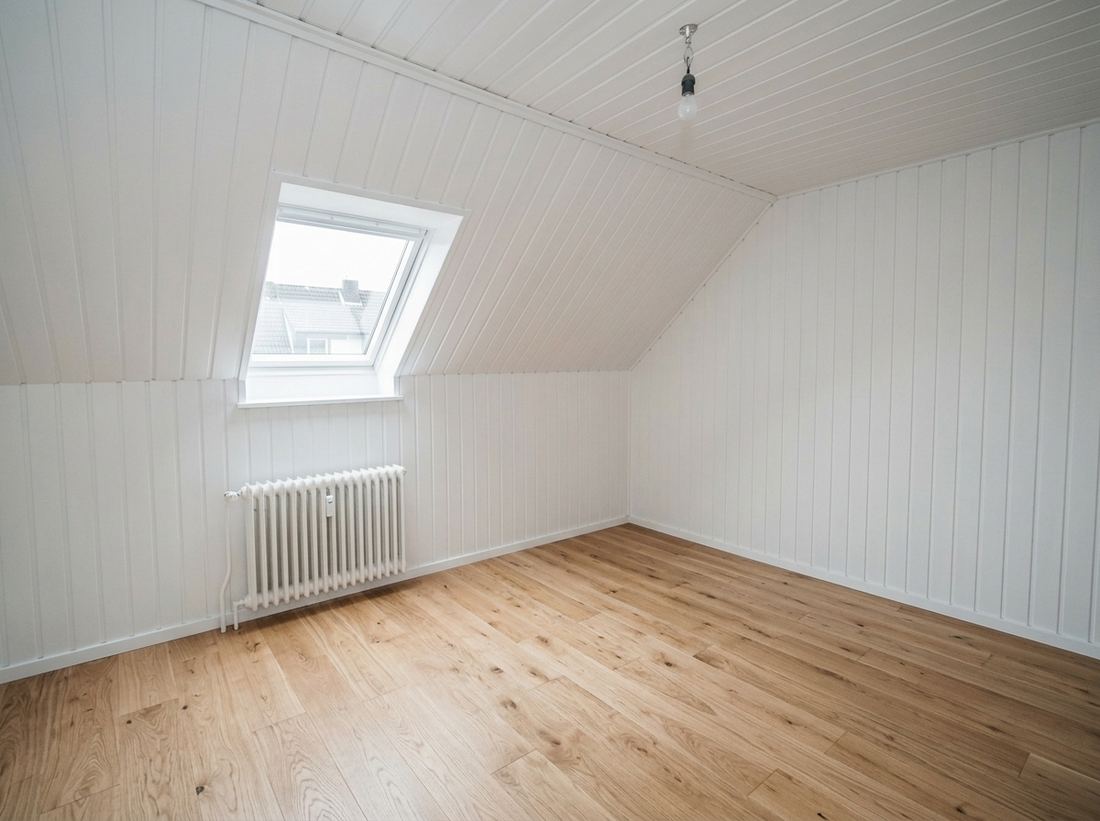 Helles renoviertes Dachzimmer